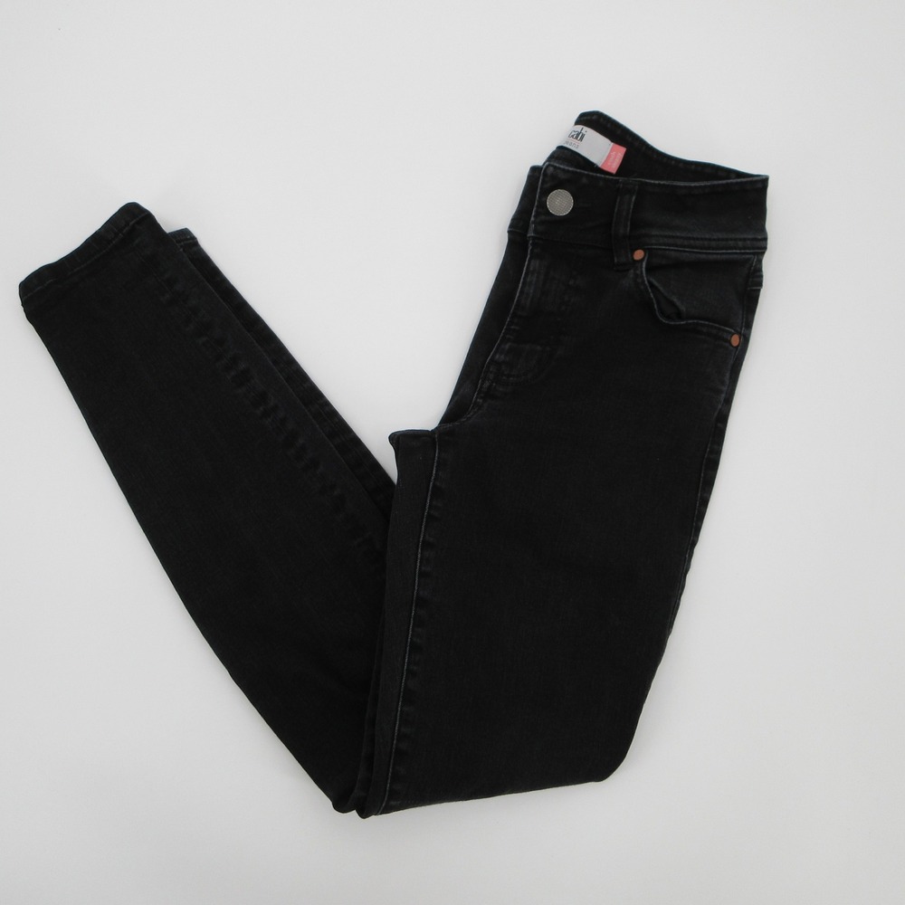 Cabi Cinch Skinny Jeans 3748 Womens 4 Black High Rise Stretch Denim Pants